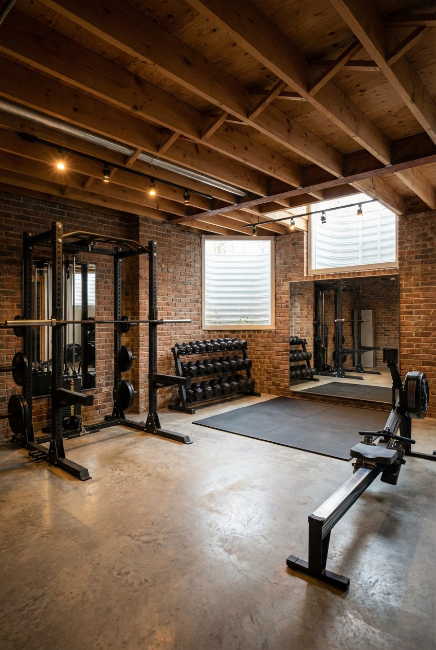 Transform Your Space: Unfinished Basement Home Gym Ideas - Featured Image