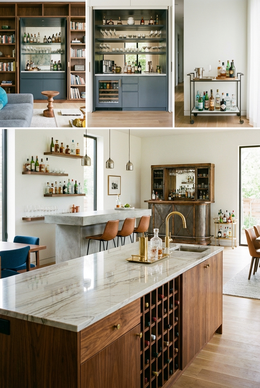 5 Home Bar Counter Ideas for a Polished Look - Featured Image