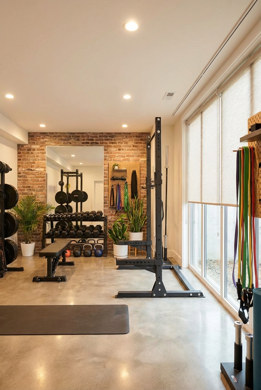5 Tips for Creating a Basement Home Gym - Featured Image