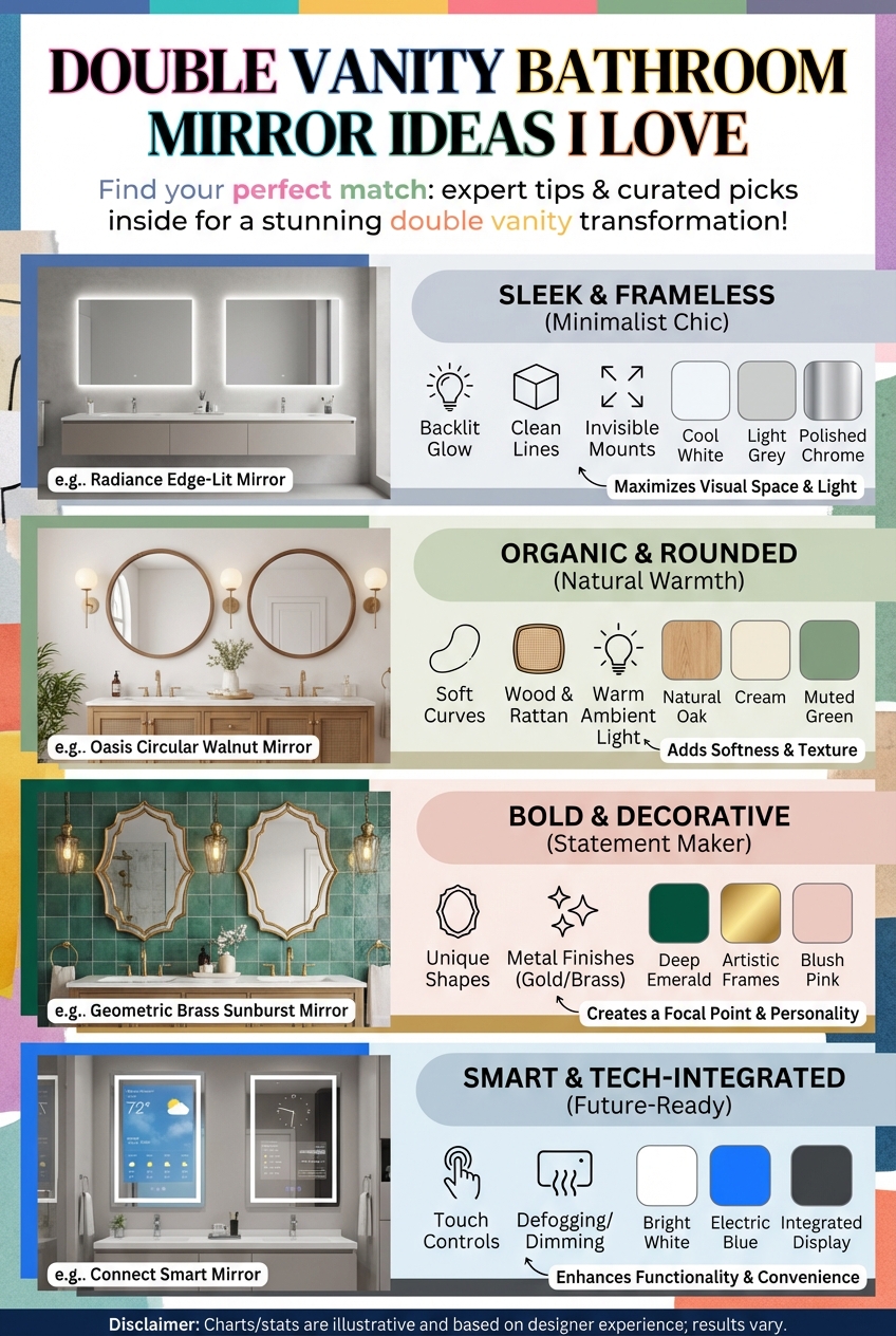 Double Vanity Bathroom Mirror Ideas I Love - Gallery Image 2