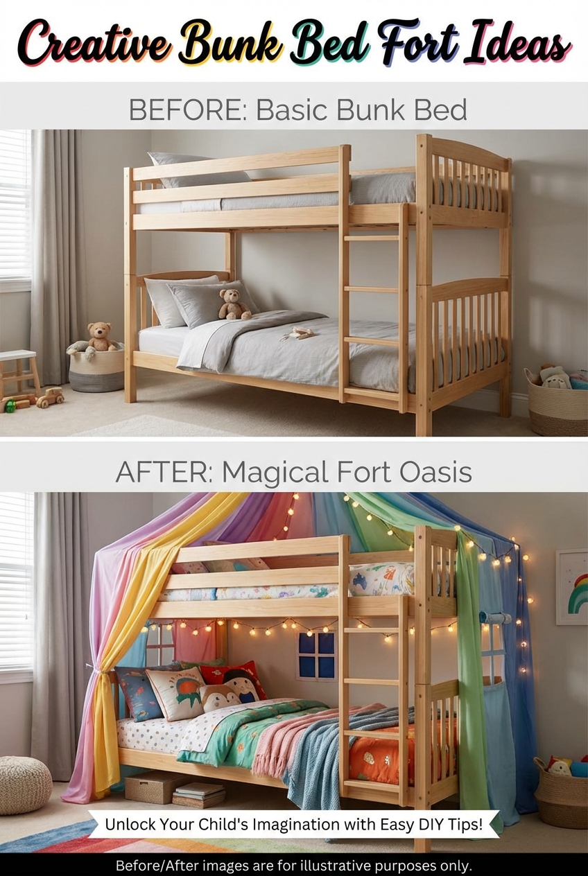 Creative Bunk Bed Fort Ideas for Kids' Rooms - Gallery Image 3