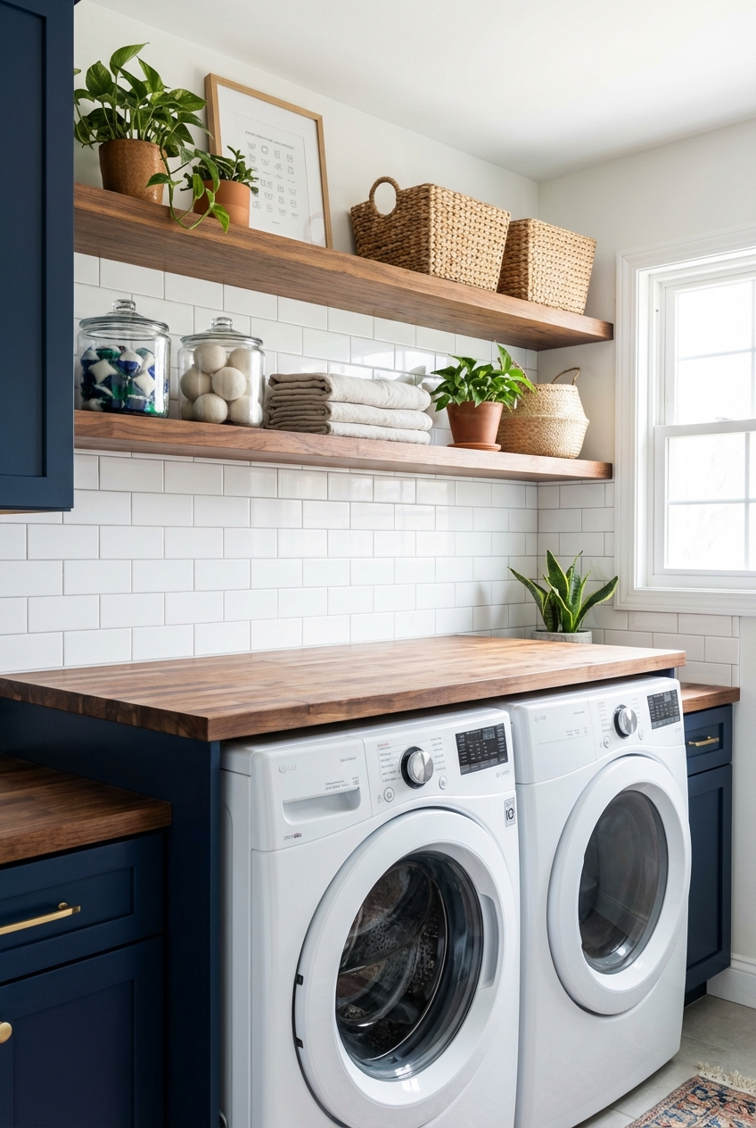 Optimize Laundry Space: Shelf Over Washer and Dryer Ideas - Featured Image