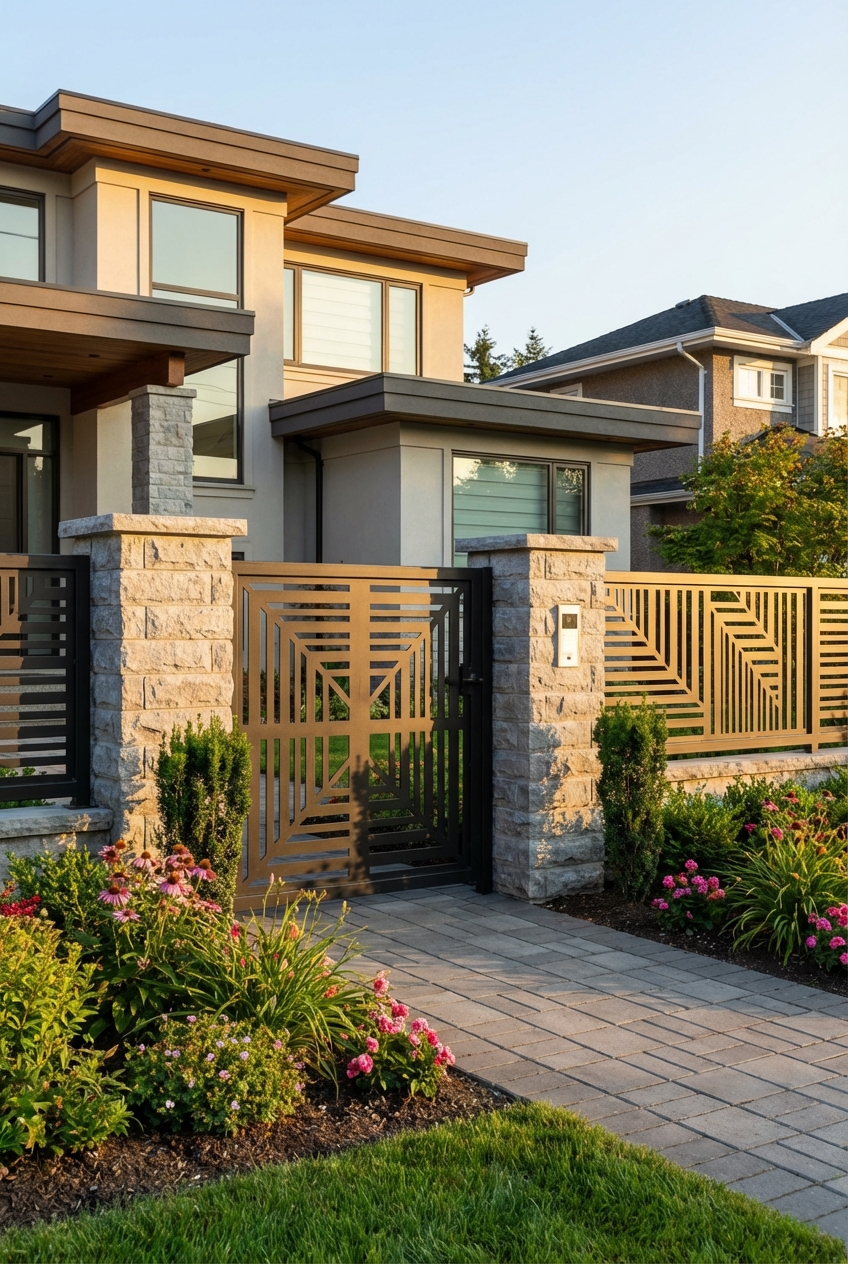 Metal Gate Design Ideas for Your Home's Entry - Featured Image