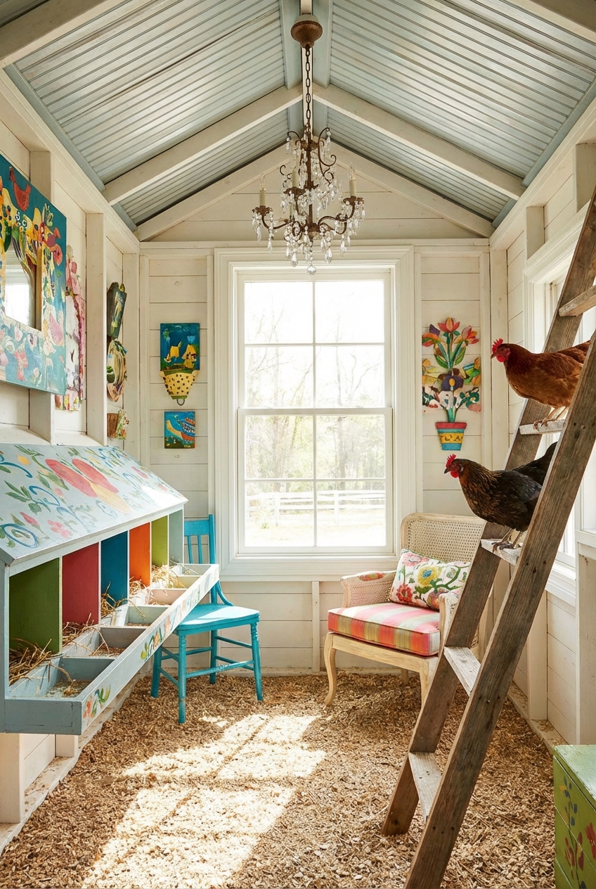 Creative Inside Chicken Coop Ideas & Tips - Featured Image