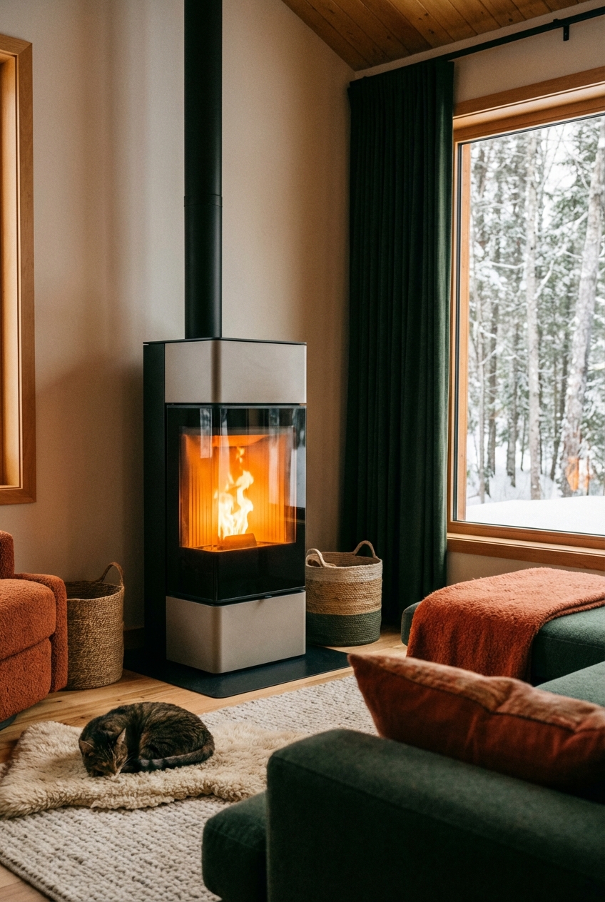 Warm Up Your Space: Pellet Stove Fireplace Ideas - Featured Image