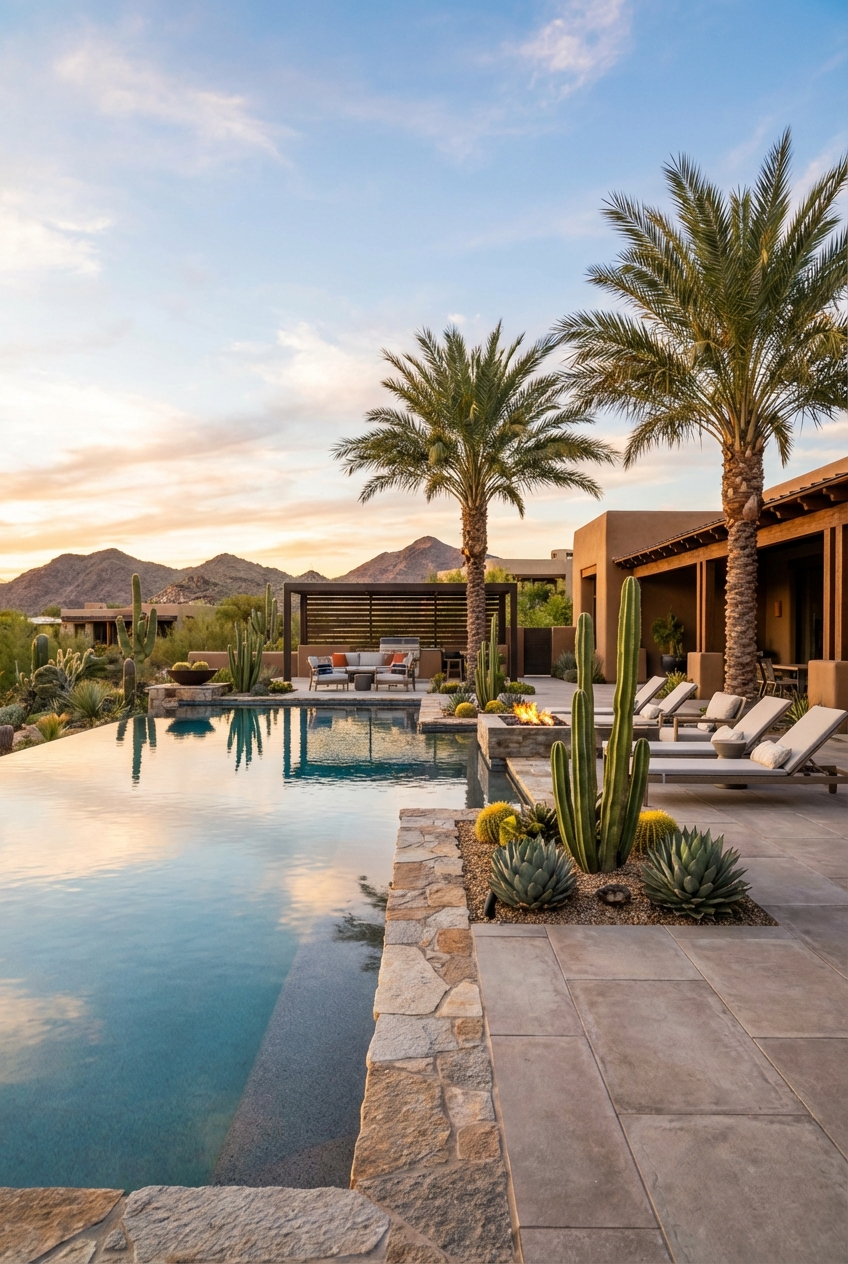 Desert Pool Landscaping Ideas: Oasis Transformations - Featured Image