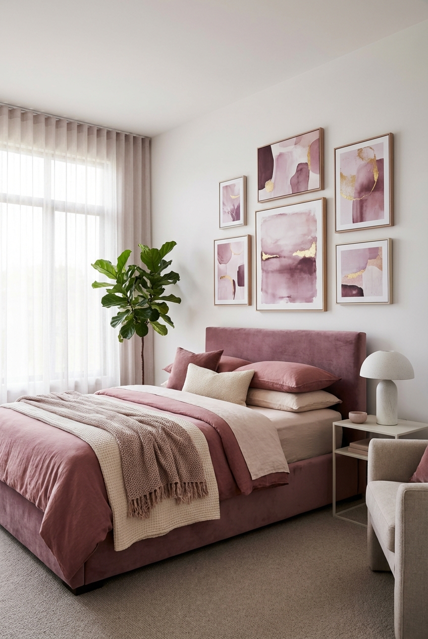 Mauve Bedroom Ideas: Tranquil & Chic Makeovers - Featured Image