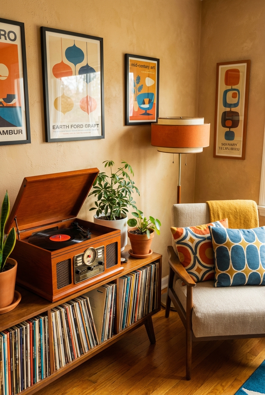 Record Player Room Ideas for a Vintage Vibe - Featured Image