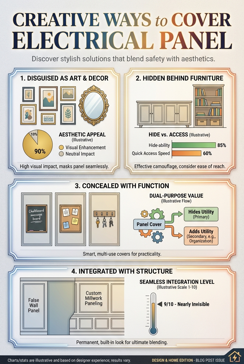 Creative Ways to Cover Electrical Panel - Gallery Image 1