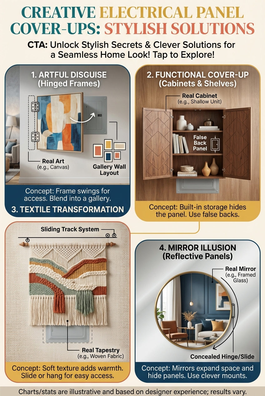 Creative Ways to Cover Electrical Panel - Gallery Image 2