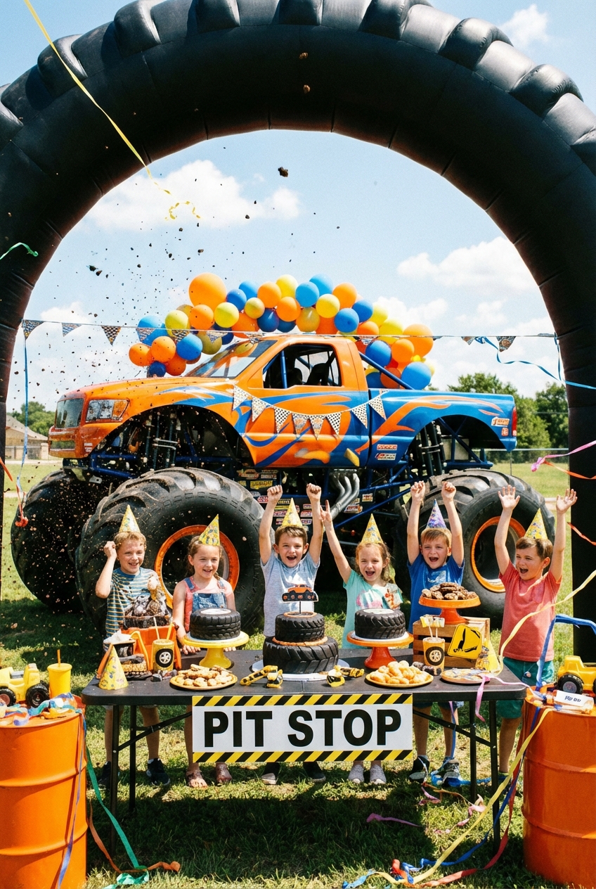 Rev Up Fun with Monster Truck Birthday Party Ideas - Featured Image