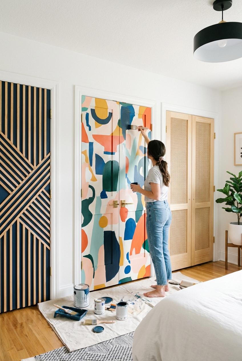 DIY Closet Door Makeover Ideas to Inspire You - Featured Image