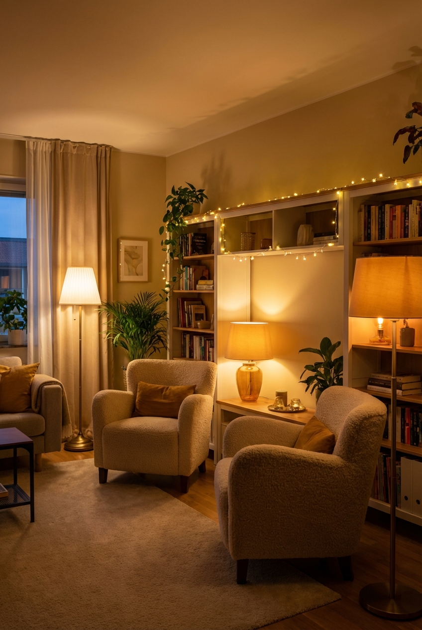 How To Light An Apartment Without Ceiling Lights: Ambient Lighting Ideas - Featured Image