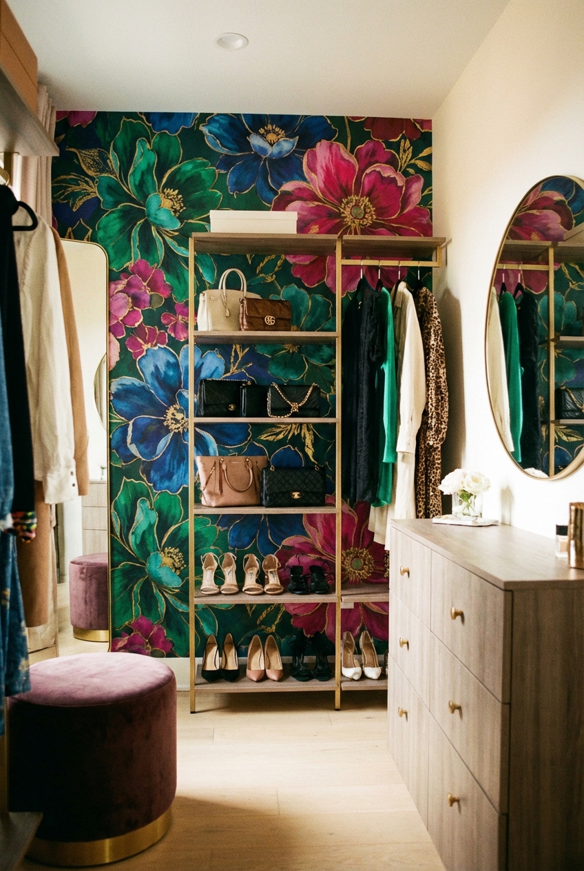 Chic Closet Wallpaper Ideas for a Stylish Space - Featured Image