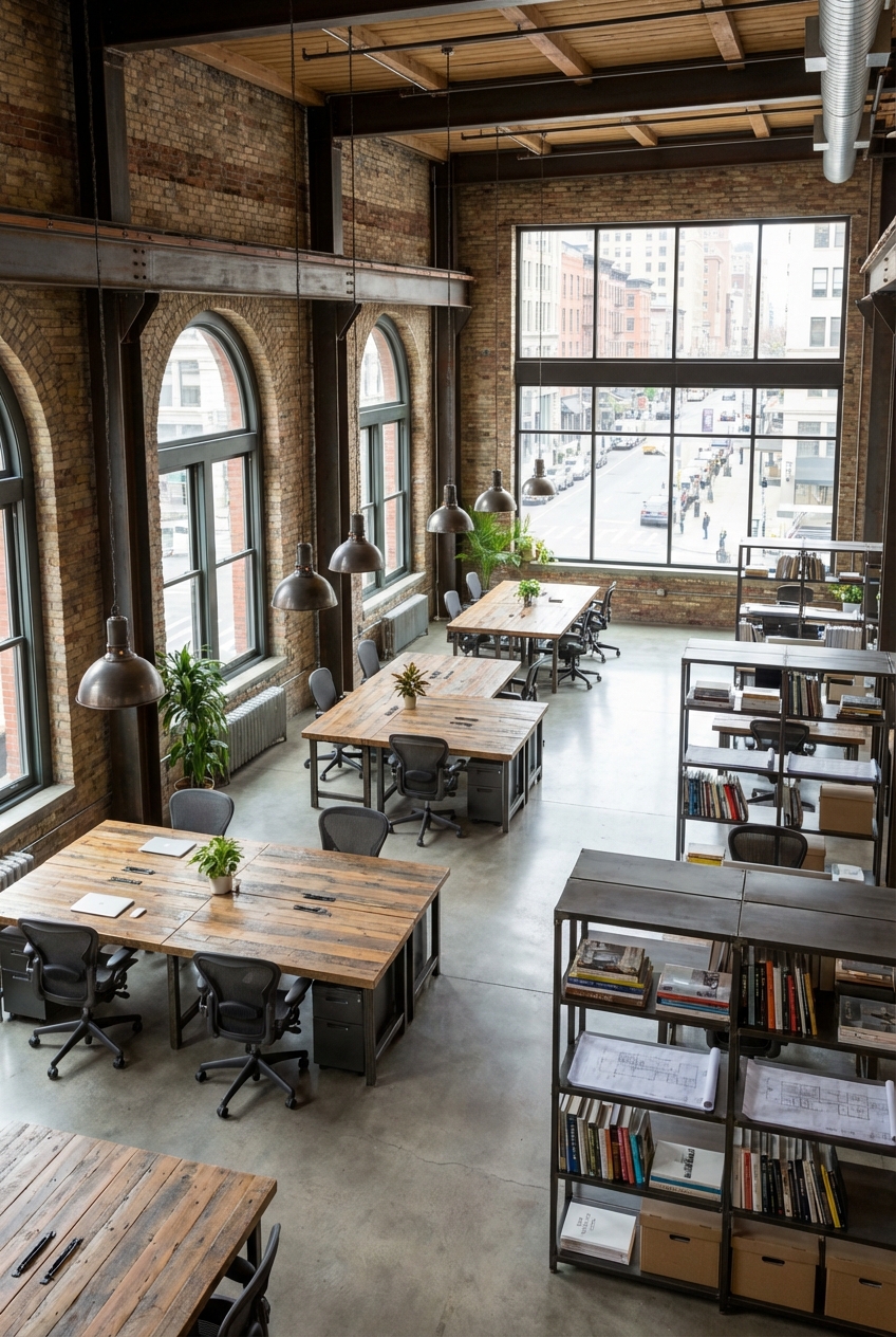 Industrial Office Design Tips & Tricks for You - Featured Image