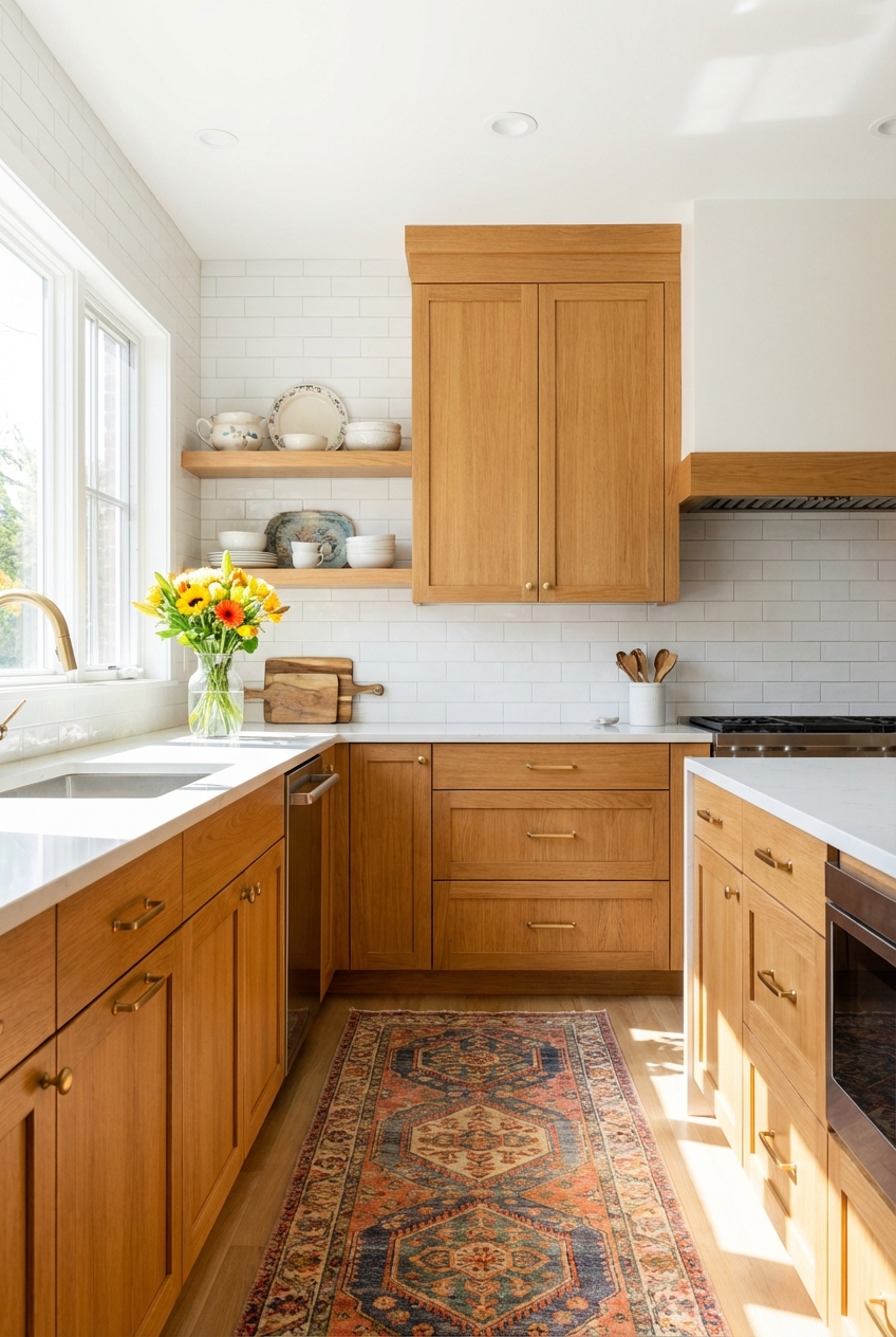 Brighten Your Space with Honey Oak Kitchen Cabinet Ideas - Featured Image