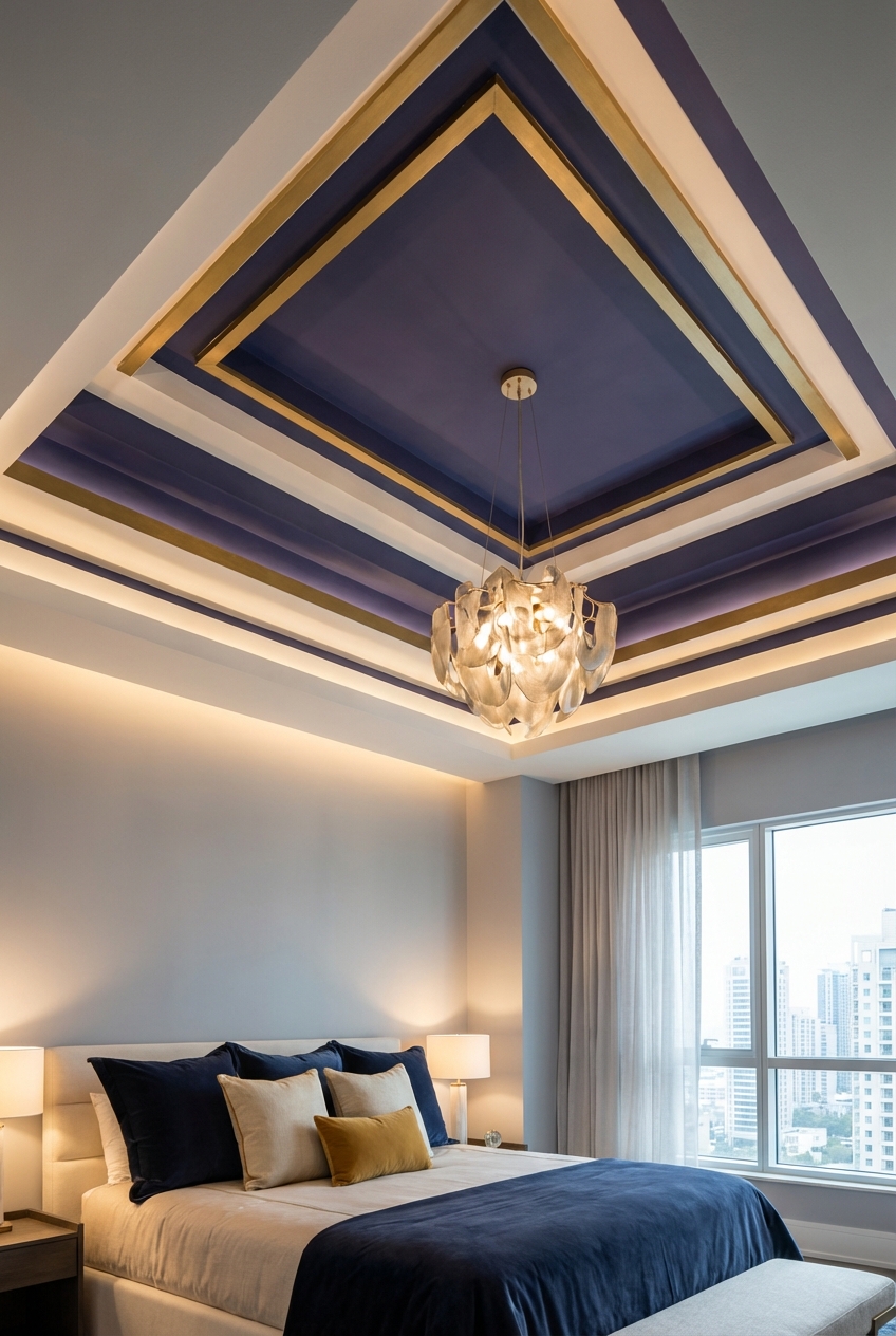 Creative Tray Ceiling Bedroom Paint Ideas - Featured Image