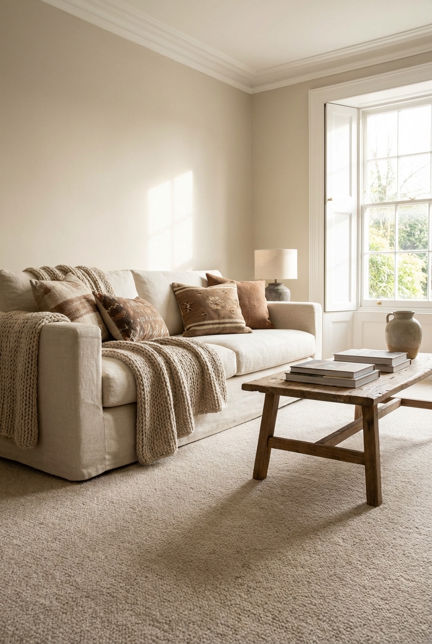 Beige Carpet Living Room Ideas: Cozy Decor Tips - Featured Image