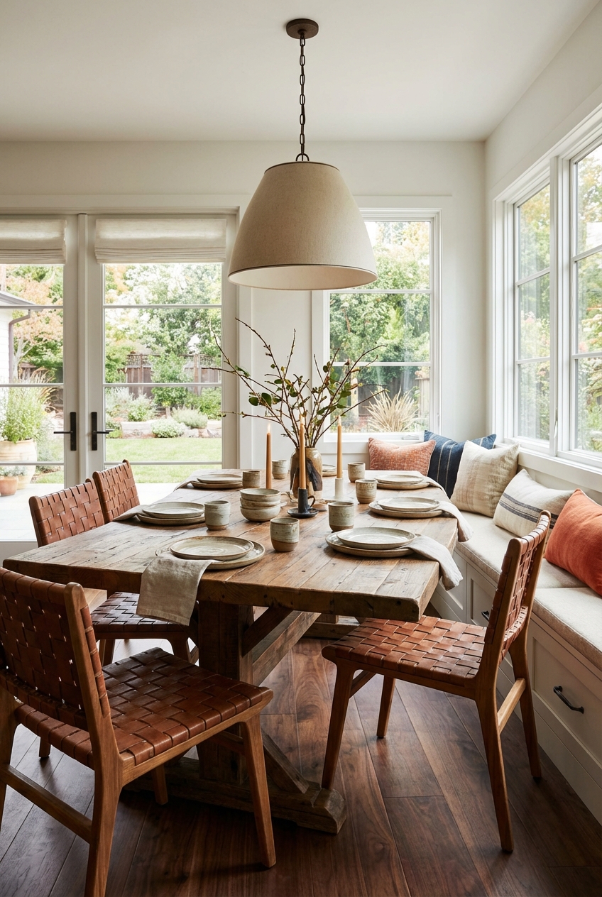 Inviting Dining Room Ideas with Dark Wood Floors - Featured Image