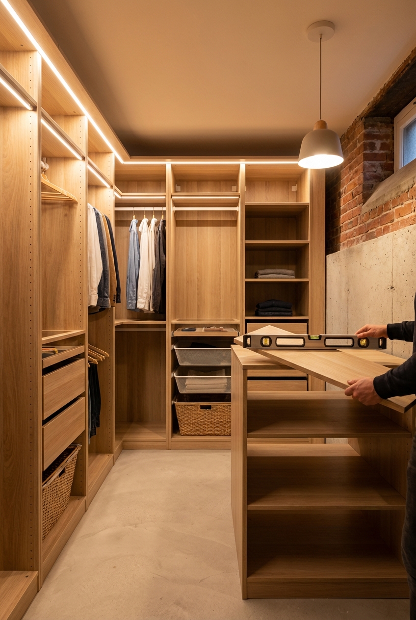 How To Build A Closet In A Basement: Extra Storage Solution - Featured Image