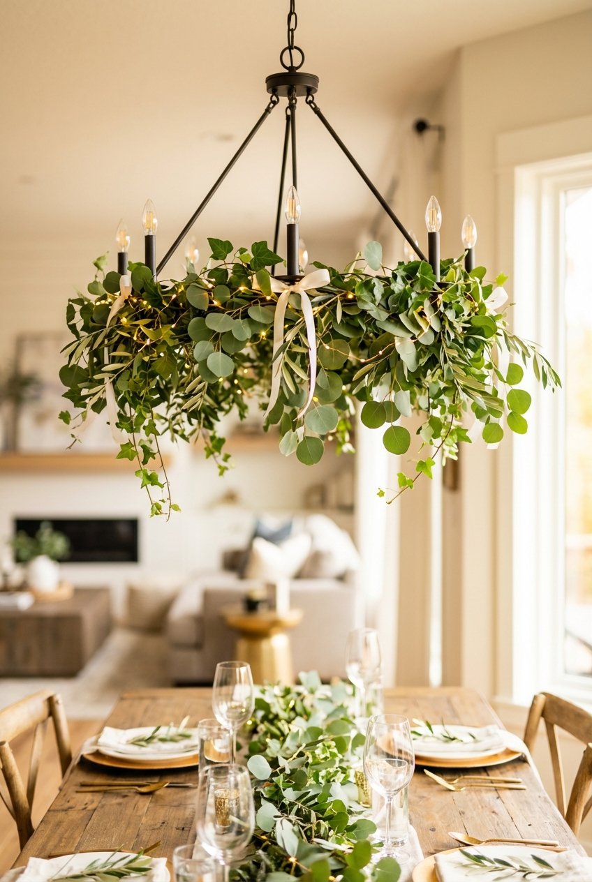 How To Decorate A Chandelier With Greenery: Elegant Touches - Featured Image