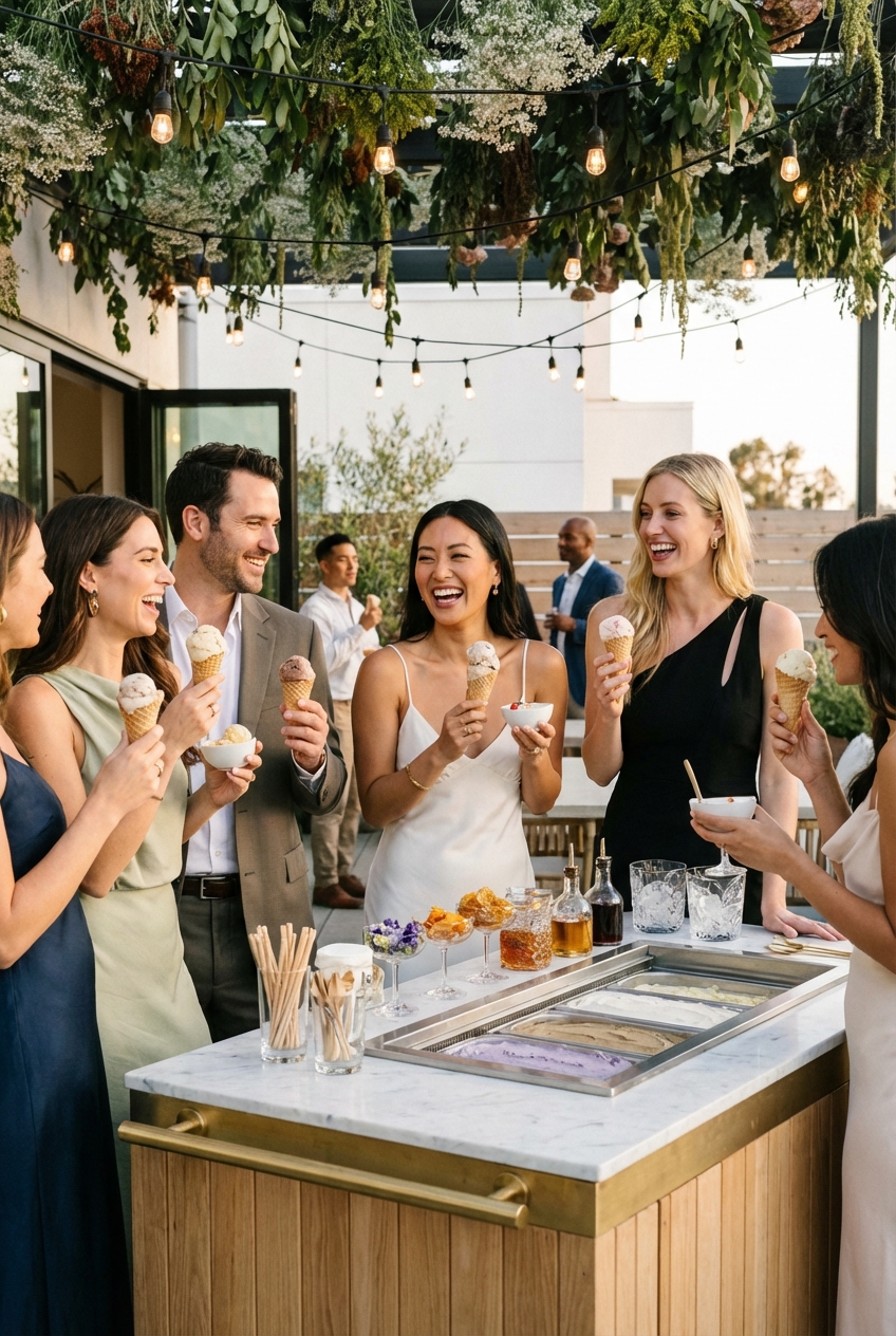 Chic Ice Cream Party Ideas Adults Will Love! - Featured Image
