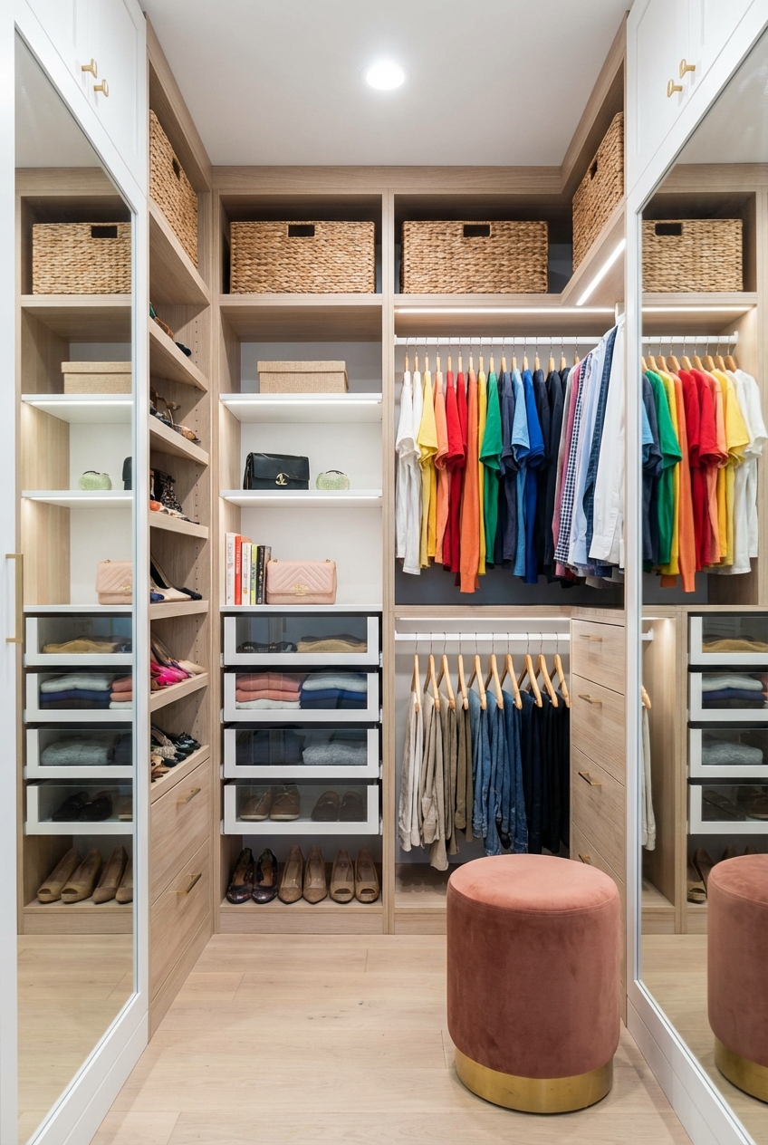 5 Tips for an Organized 4x6 Walk-In Closet Design - Featured Image