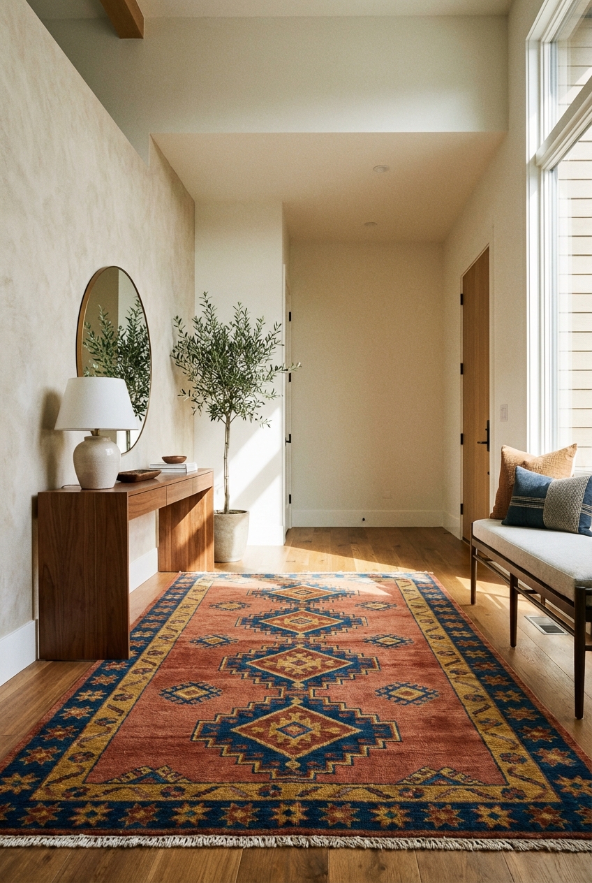 Welcoming Spaces: Entryway Foyer Rugs Ideas - Featured Image