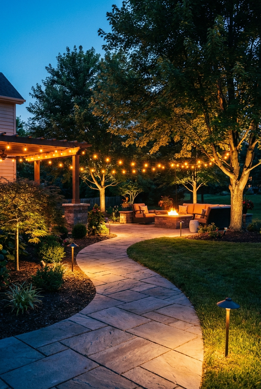 The Ultimate Guide to Outdoor Lighting for Beautiful Backyards - Featured Image