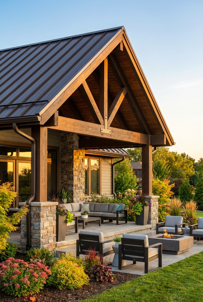 Stylish Metal Roof Porch Ideas for Your Home - Featured Image