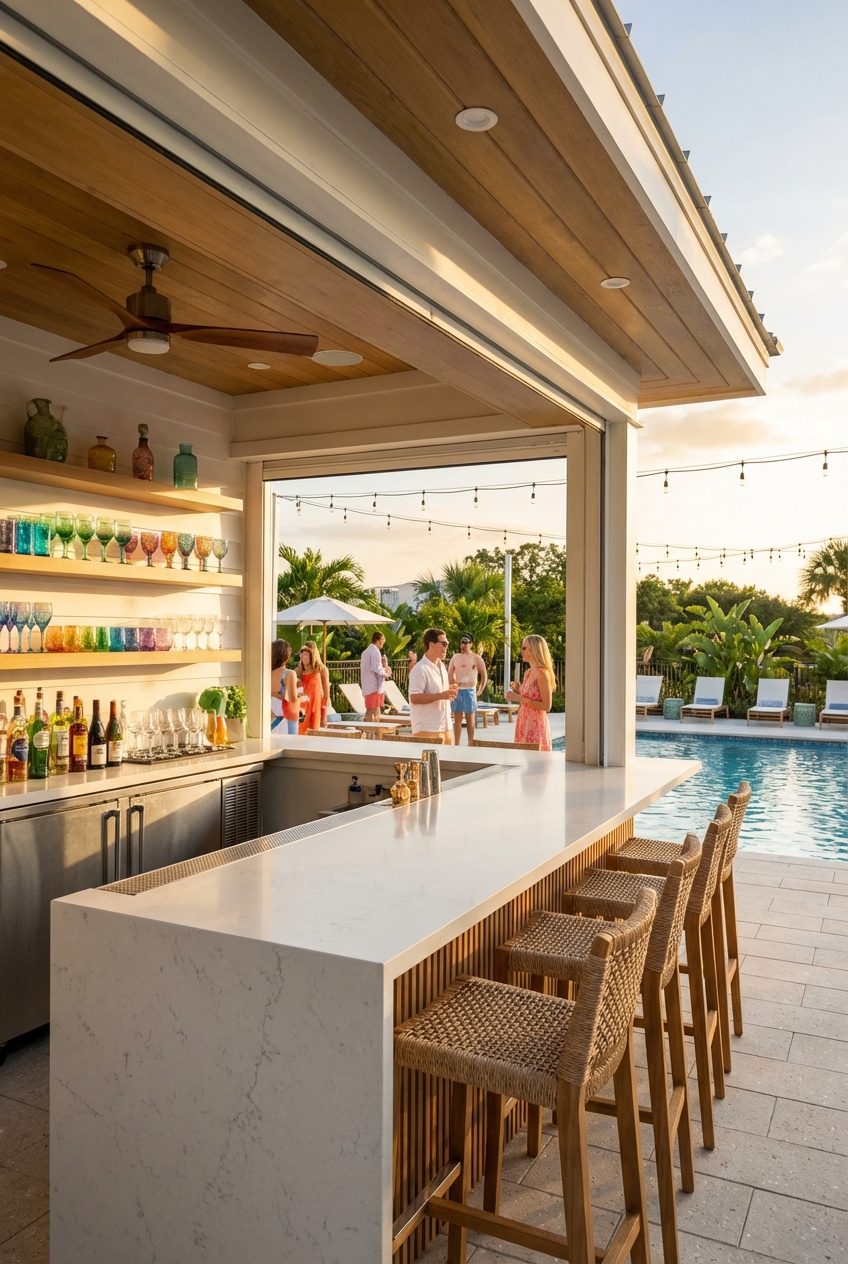 Cool Pool House Bar Ideas for Summer Fun - Featured Image