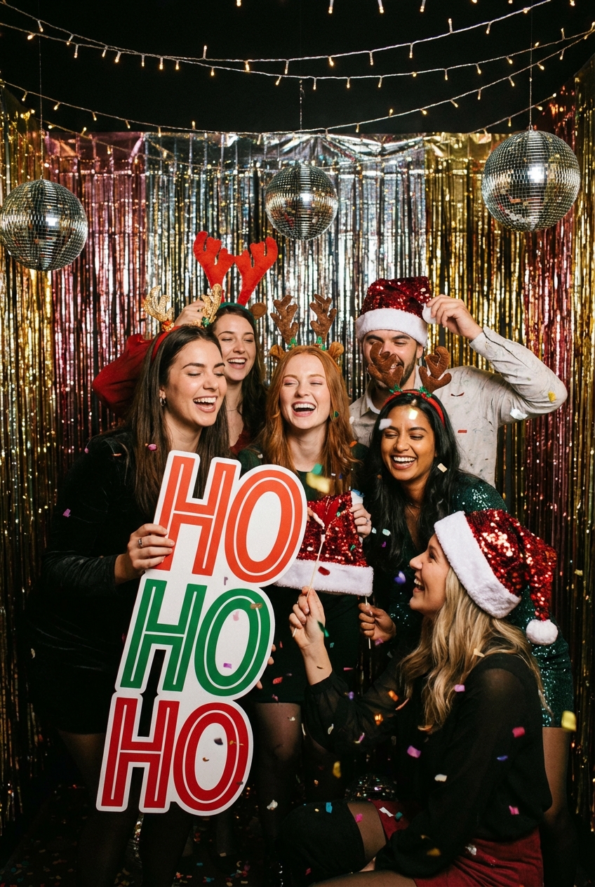 Festive Christmas Photo Booth Ideas for Holiday Fun - Featured Image