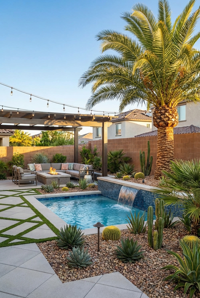 Las Vegas Small Backyard Landscaping Gems Unveiled - Featured Image