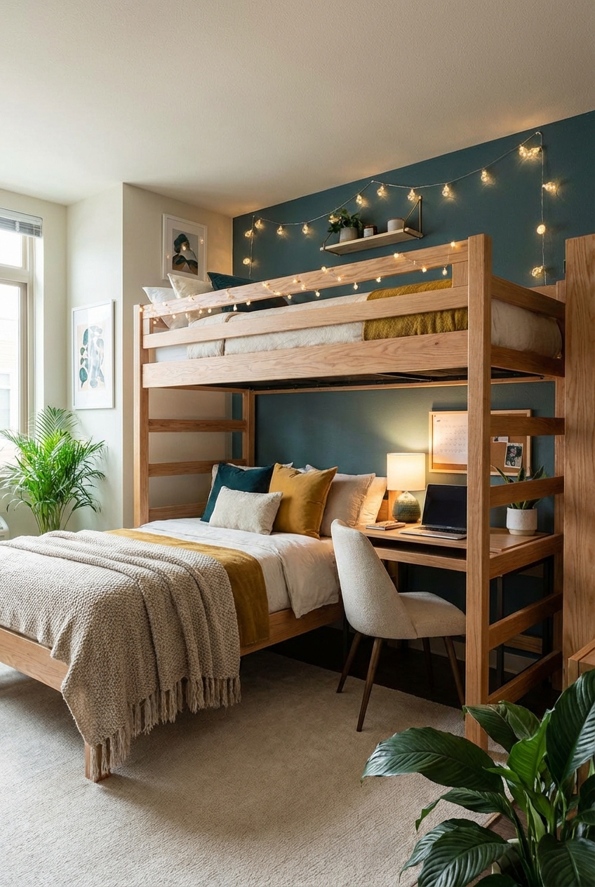 Chic Bunk Bed Dorm Room Ideas & Layouts - Featured Image