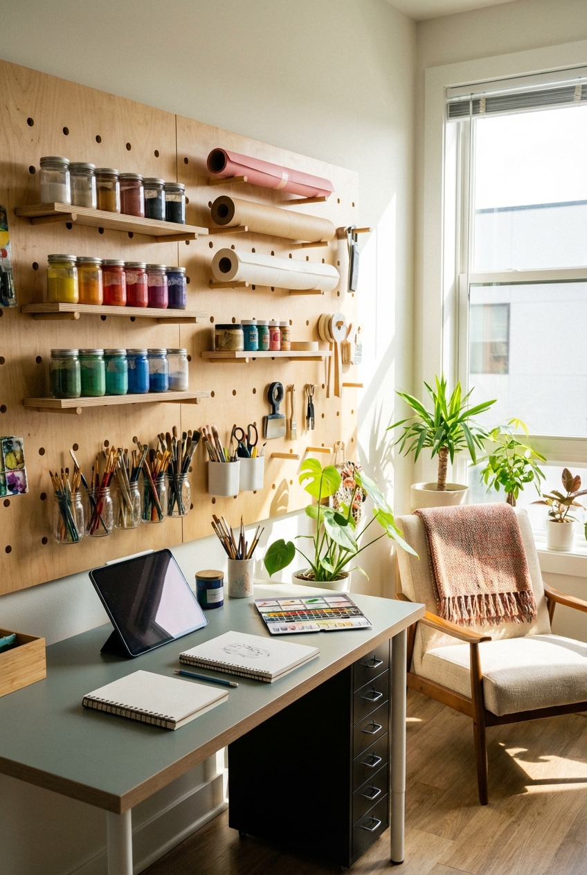 Art Supplies - Creative Corner Ideas for Your Home Space - Featured Image